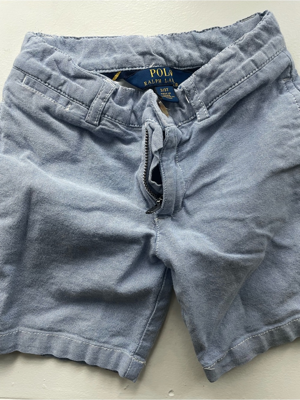 Polo by Ralph Lauren Light Blue 3T Cotton Shorts